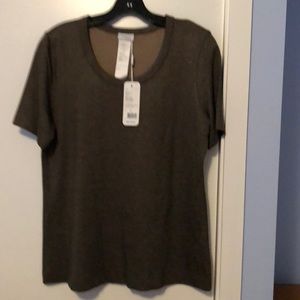 NWT Akris punto t-shirt brown